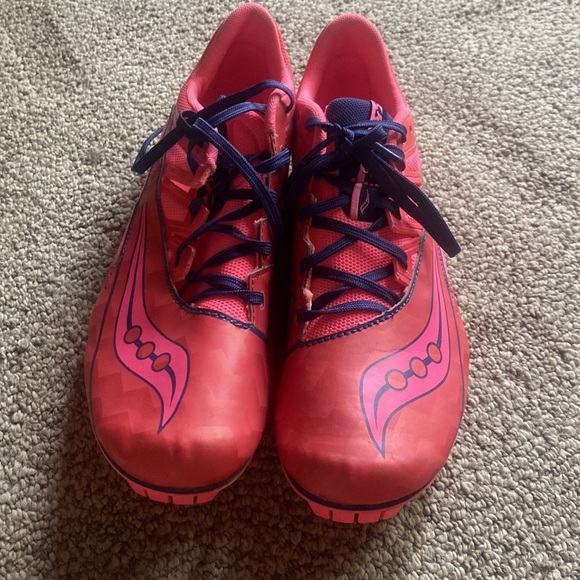 Track spikes size 10 worn twice - Picture 2 of 4